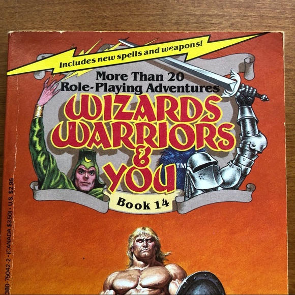 Wizards Warriors & You Book 14 Carnival Of Demons RPG Sno Cover Crease Bent Page - Picture 13 of 16